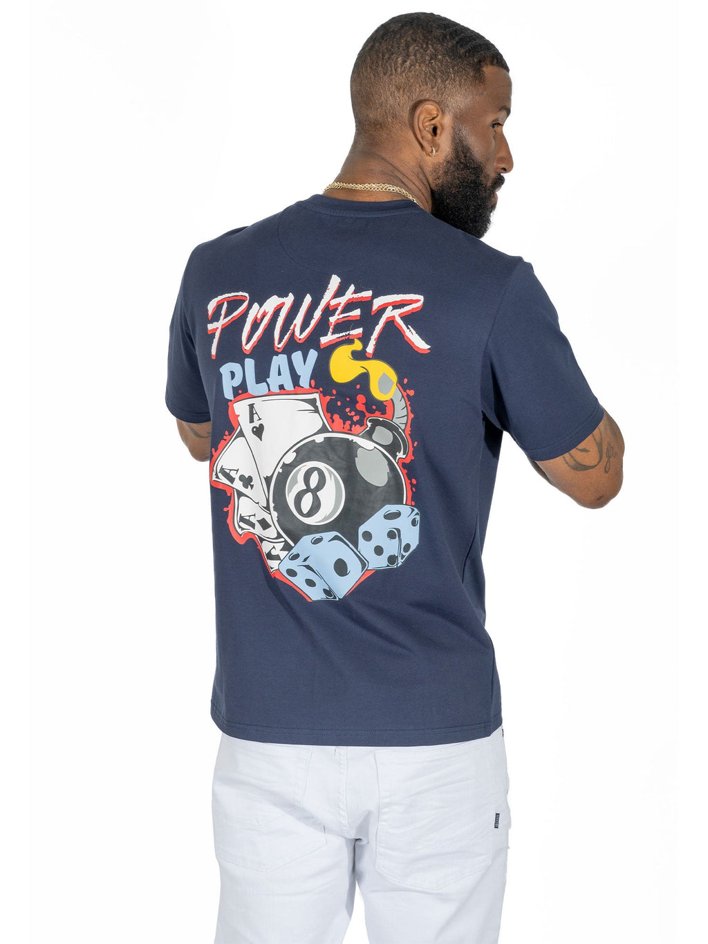 M339 Power Play Tee - Navy