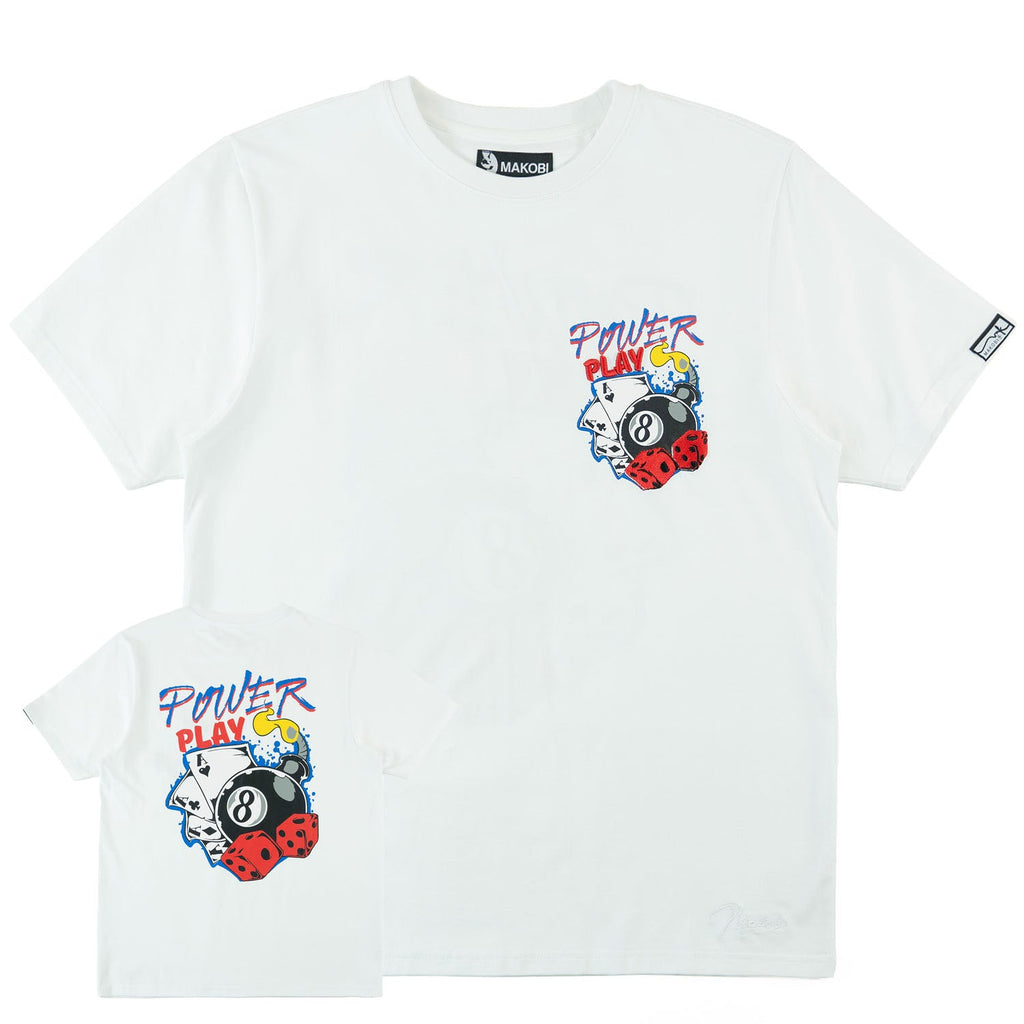 M339 Power Play Tee - White