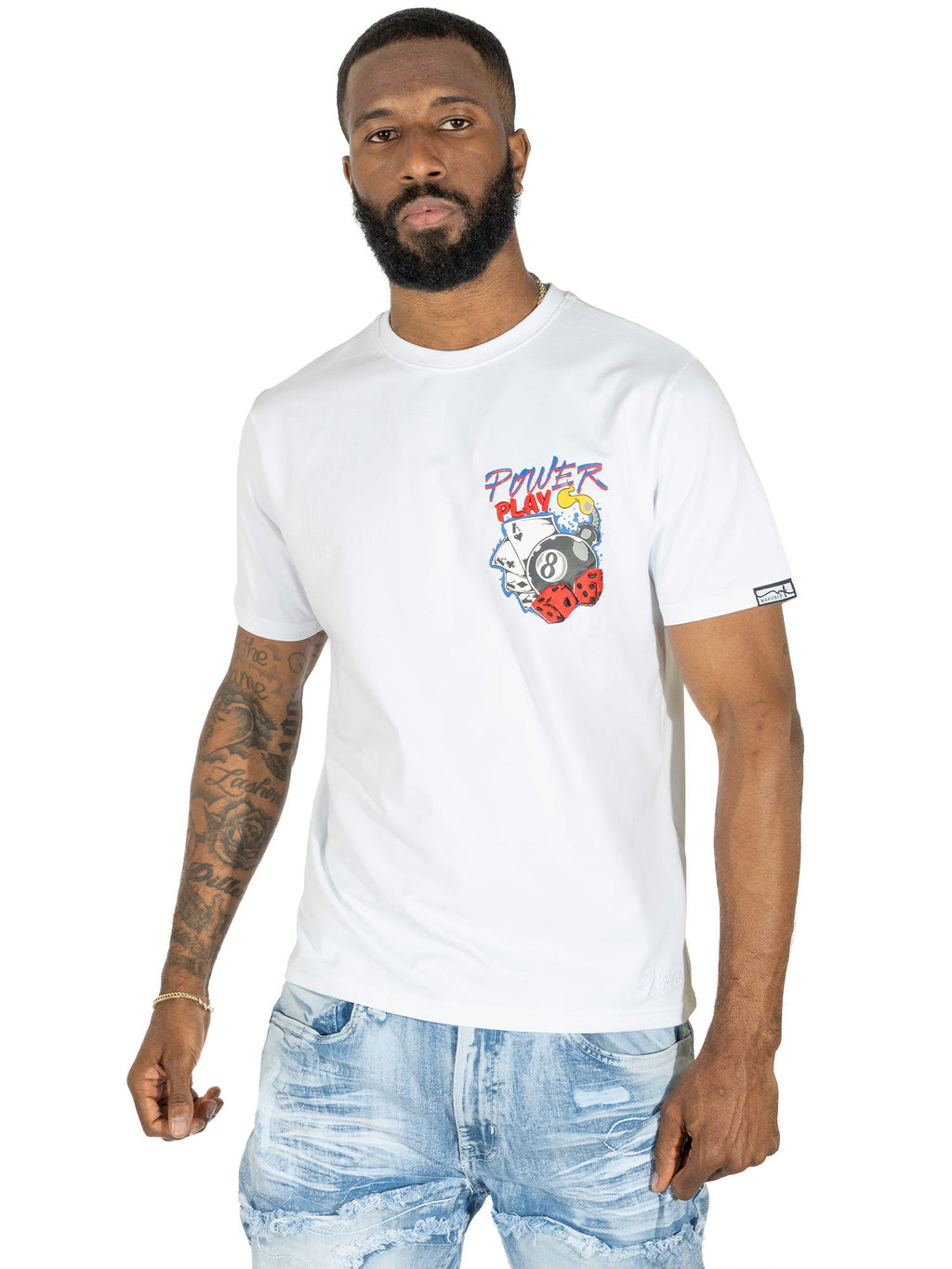 M339 Power Play Tee - White