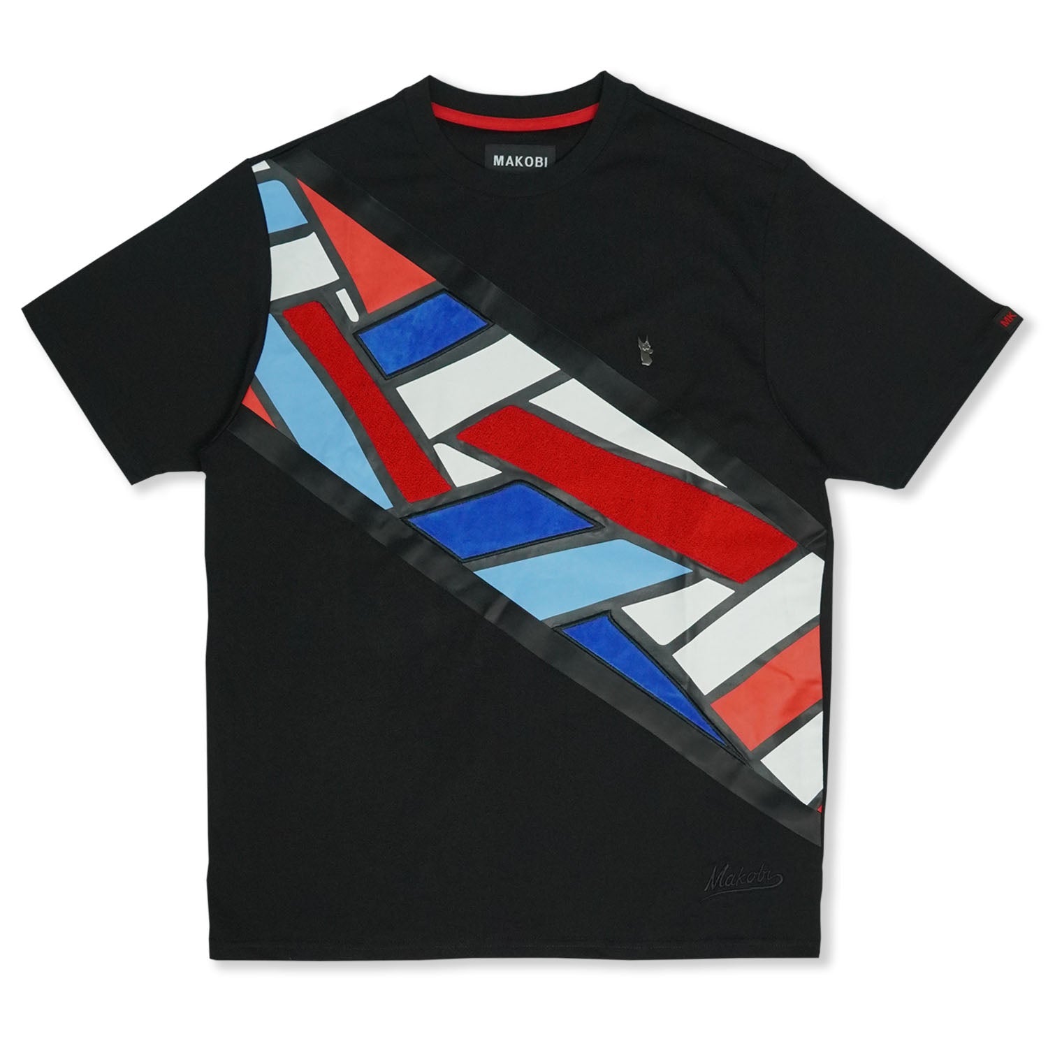 M367 Makobi Block Tee - Black