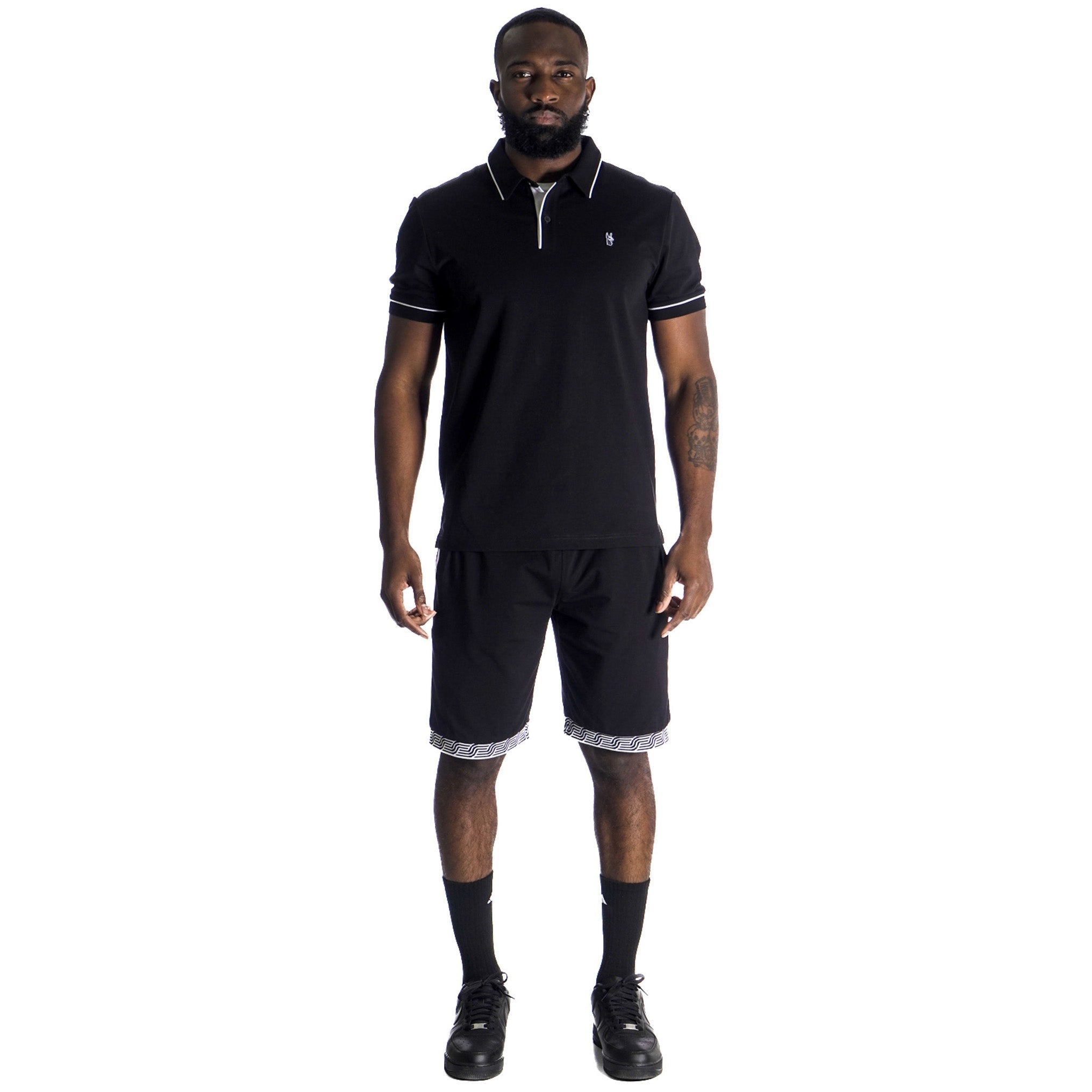 M383 Makobi Luciano Polo Shirt - Black