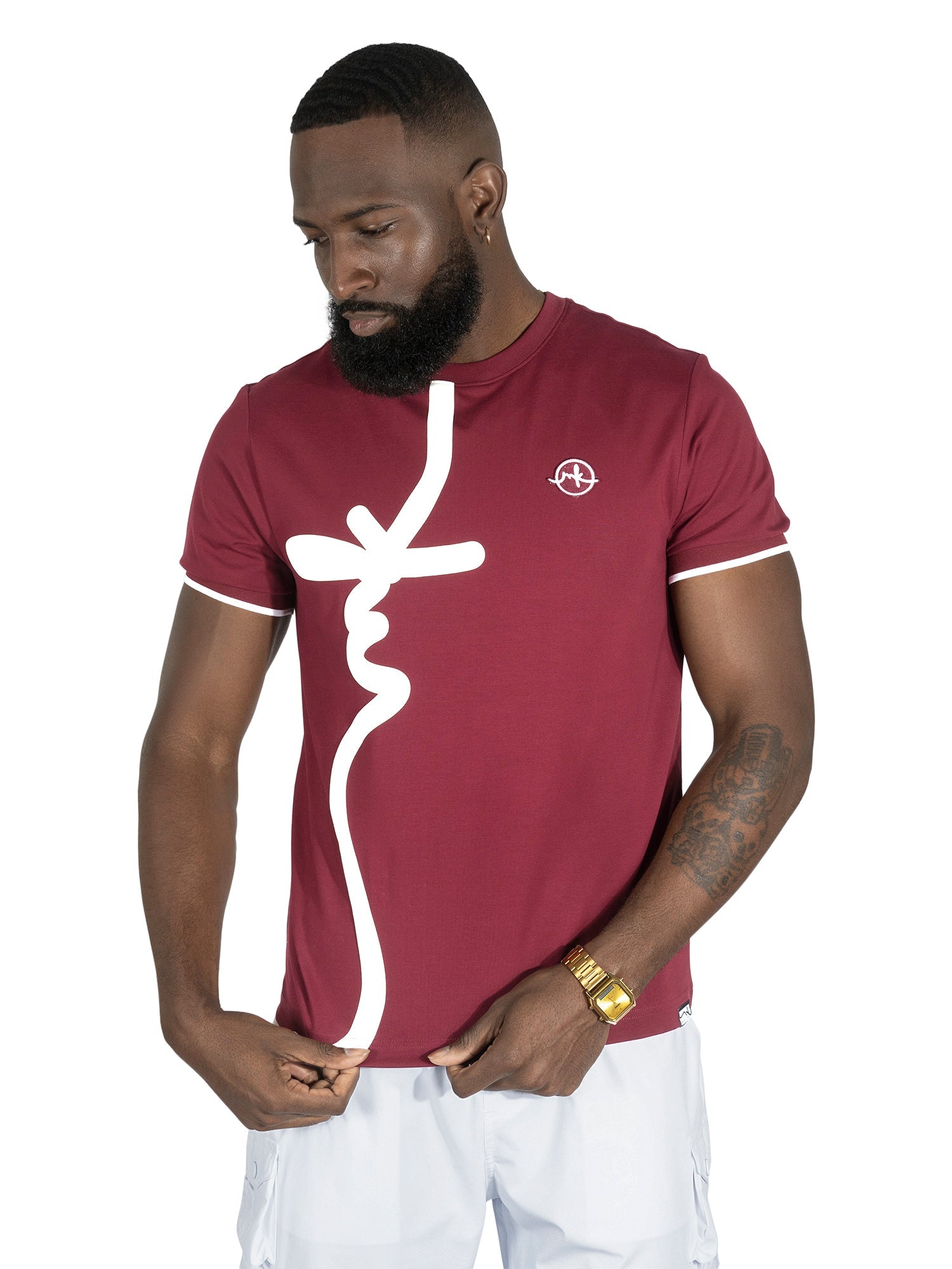 M395 Sorrento MK Tee - Burgundy