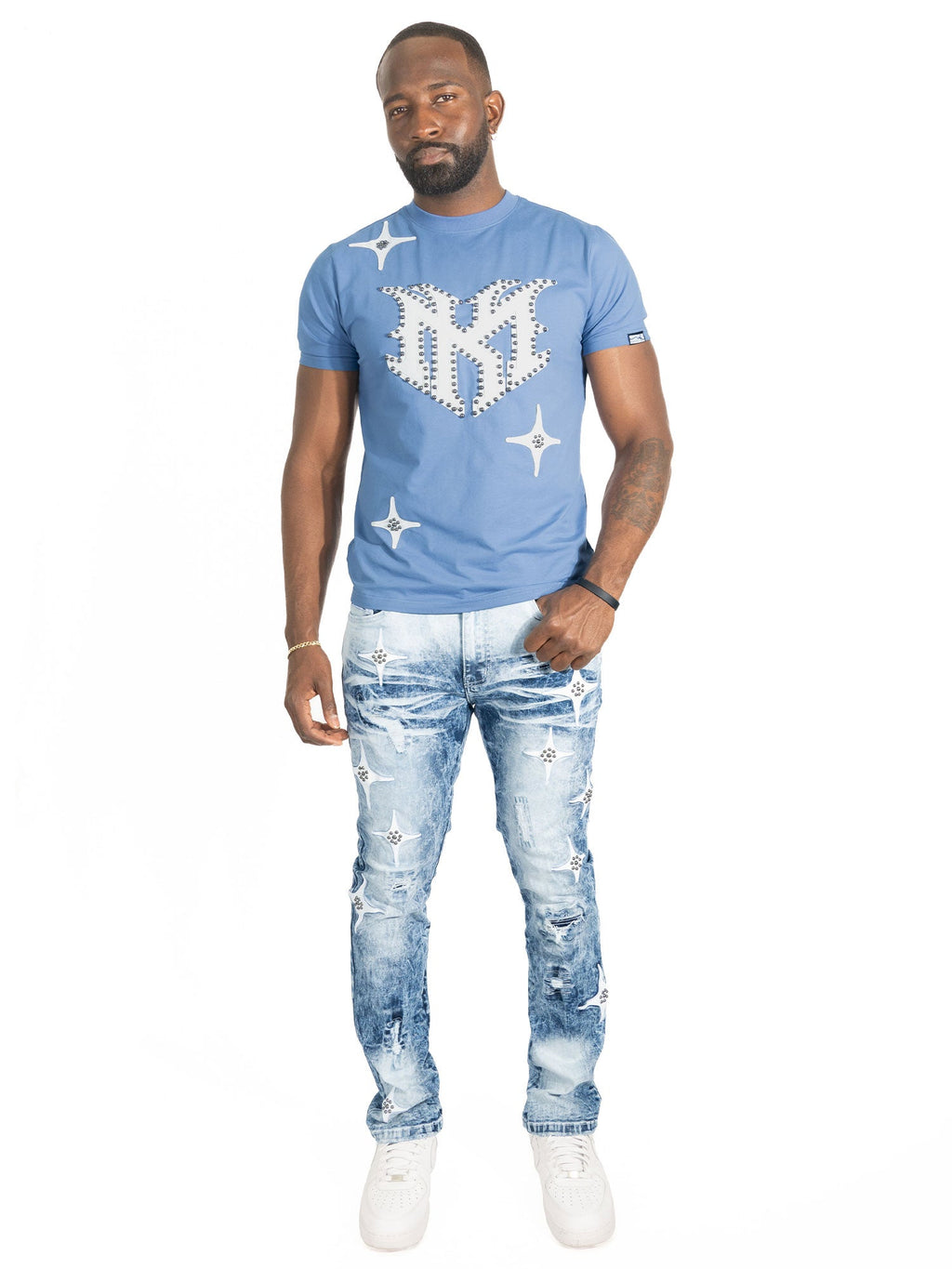 Tee|M418 Bottega T-shirt - Blue