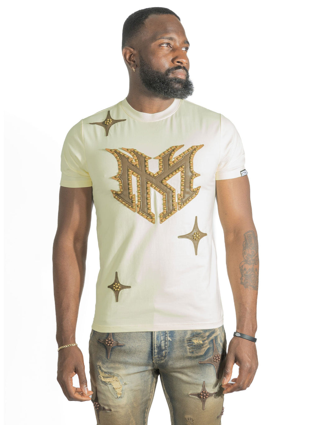 Tee|M418 Bottega T-shirt - Natural