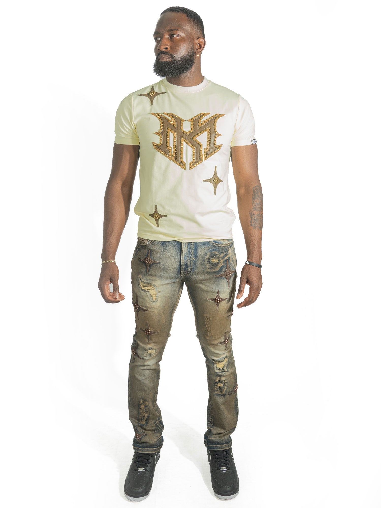 Tee|M418 Bottega T-shirt - Natural