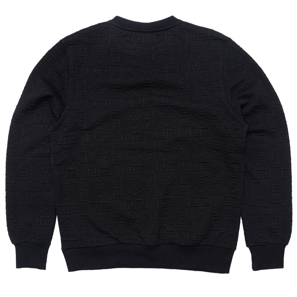 M4232 Bianchi Jacquard Crewneck Sweatshirt - Black