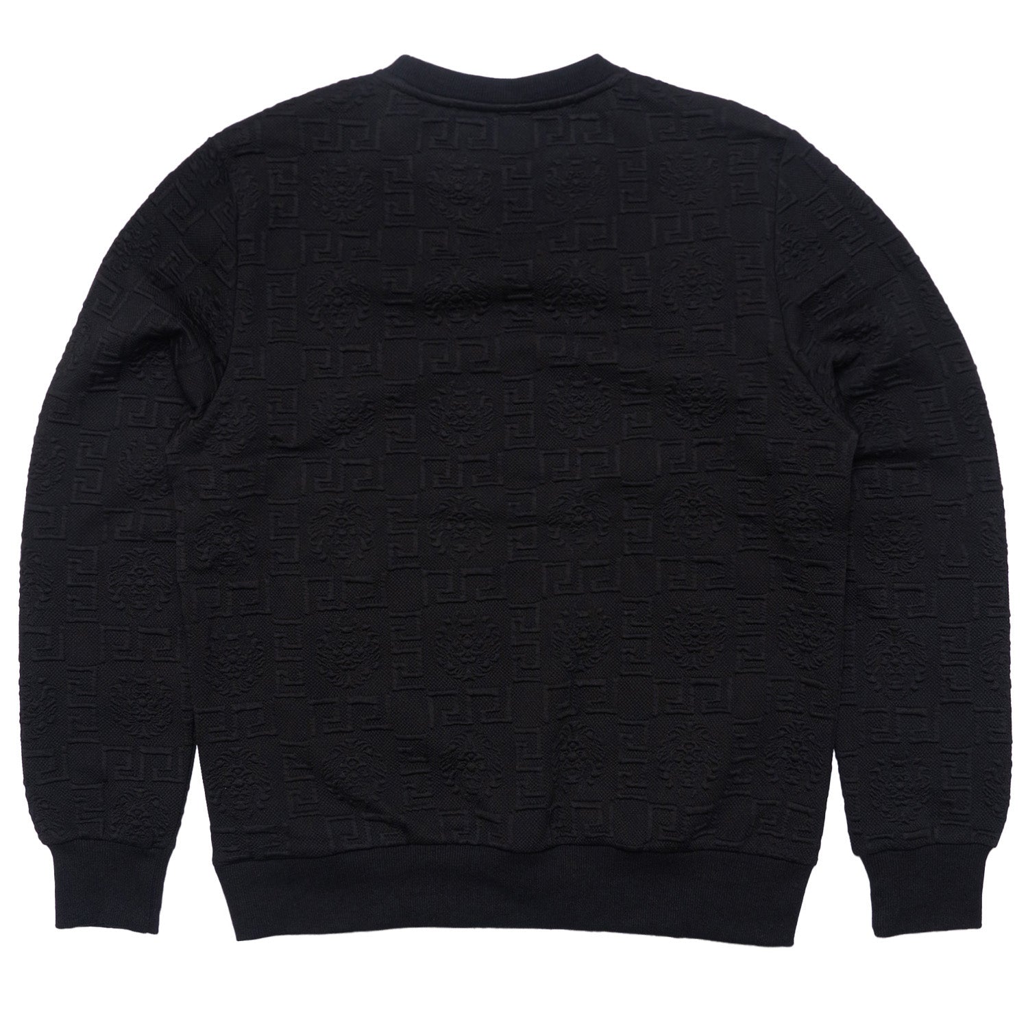 M4232 Bianchi Jacquard Crewneck Sweatshirt - Black