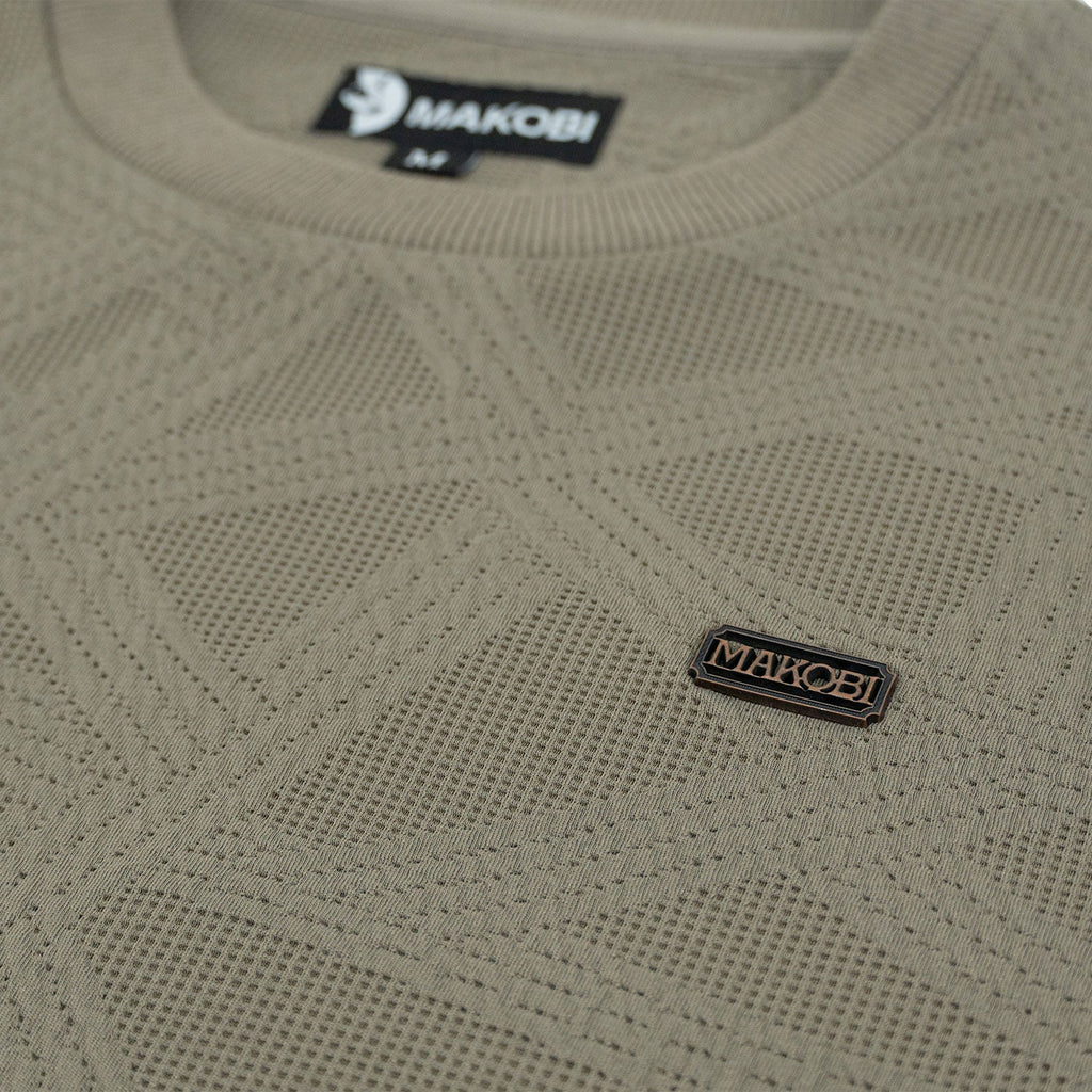 Set | M4247 Bernardi Crewneck Set - Taupe