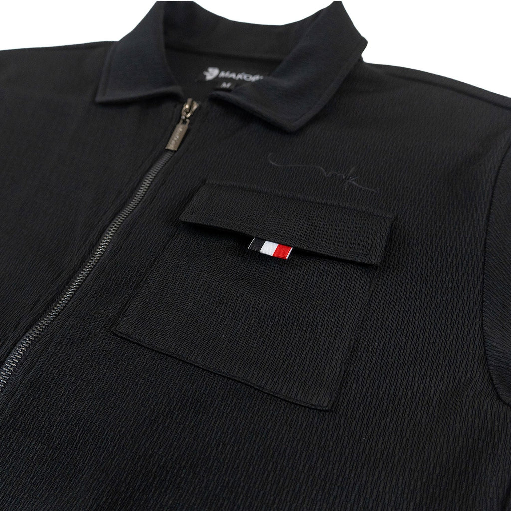 M428 Moreli Knit Short Sets - Black