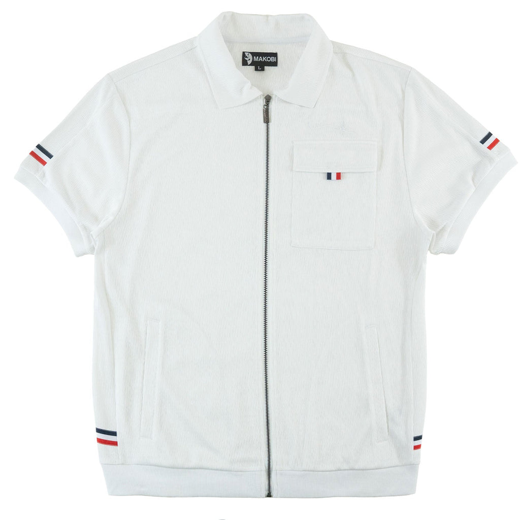 M428 Moreli Knit Short Sets - White