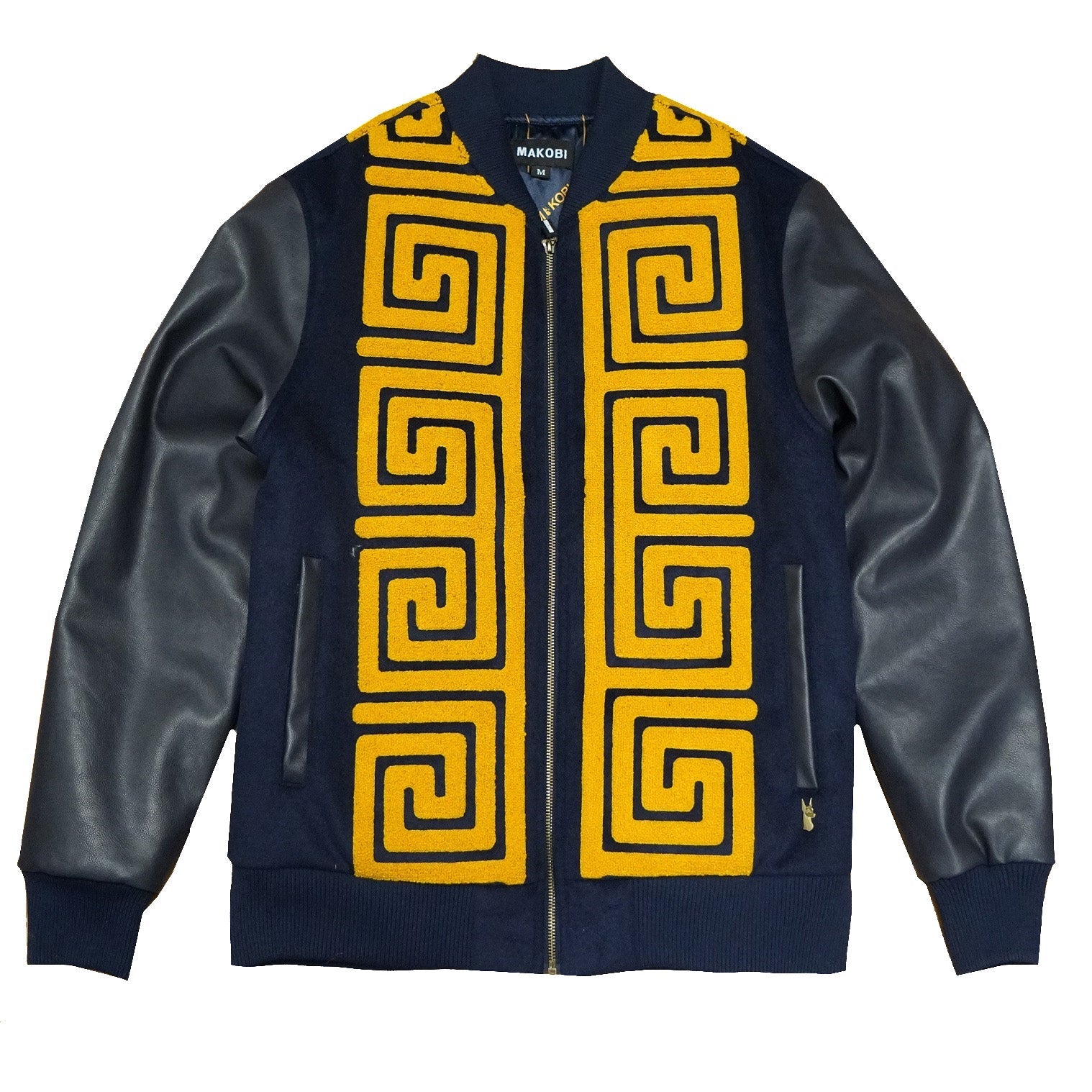 M4338 Adonis Wool Varsity Jacket - Navy
