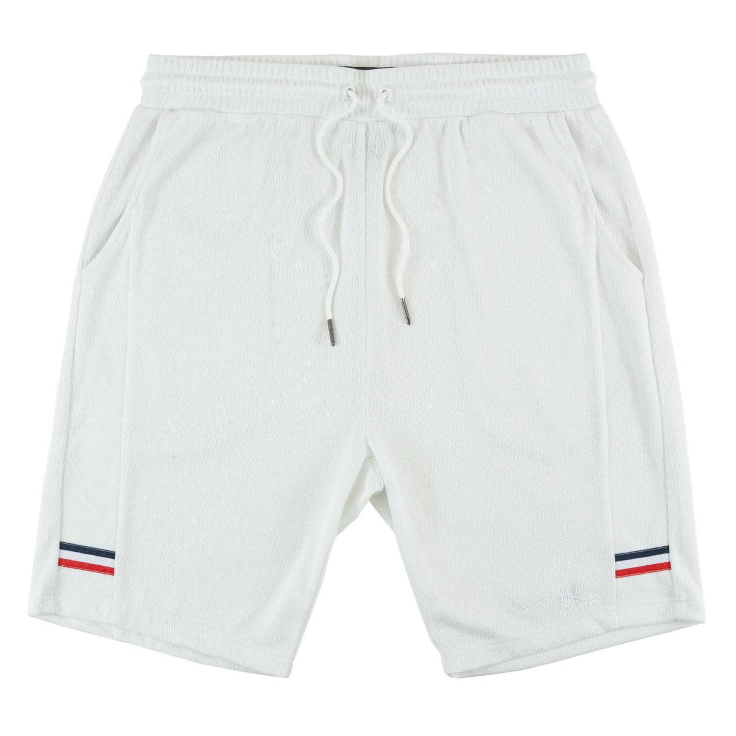 M428 Moreli Knit Short Sets - White