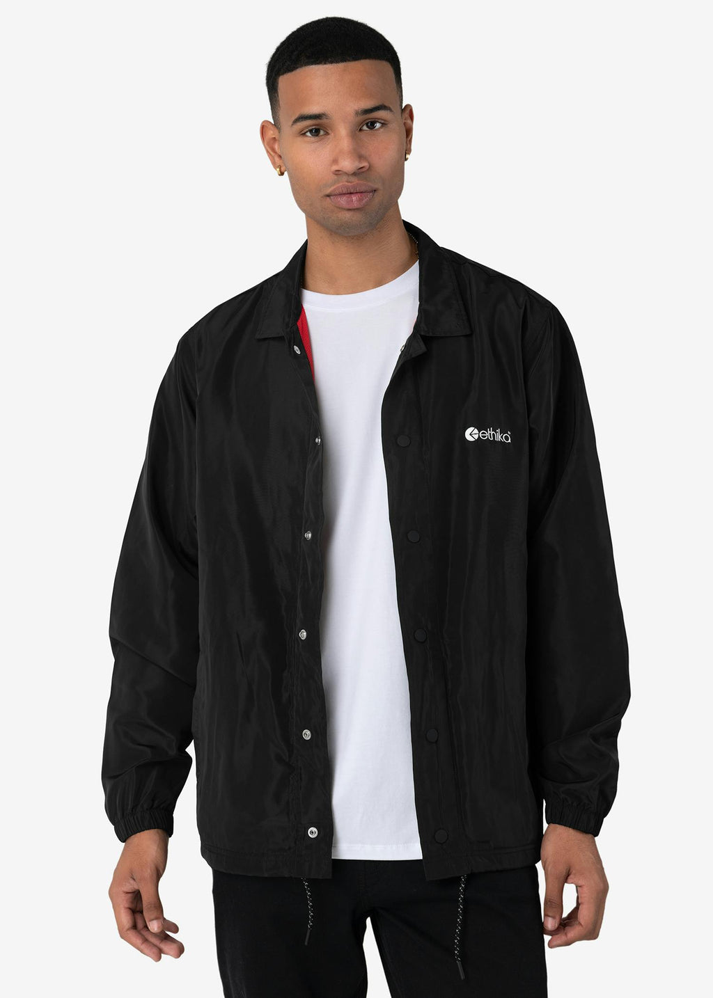 Black | Mens Coach Jacket