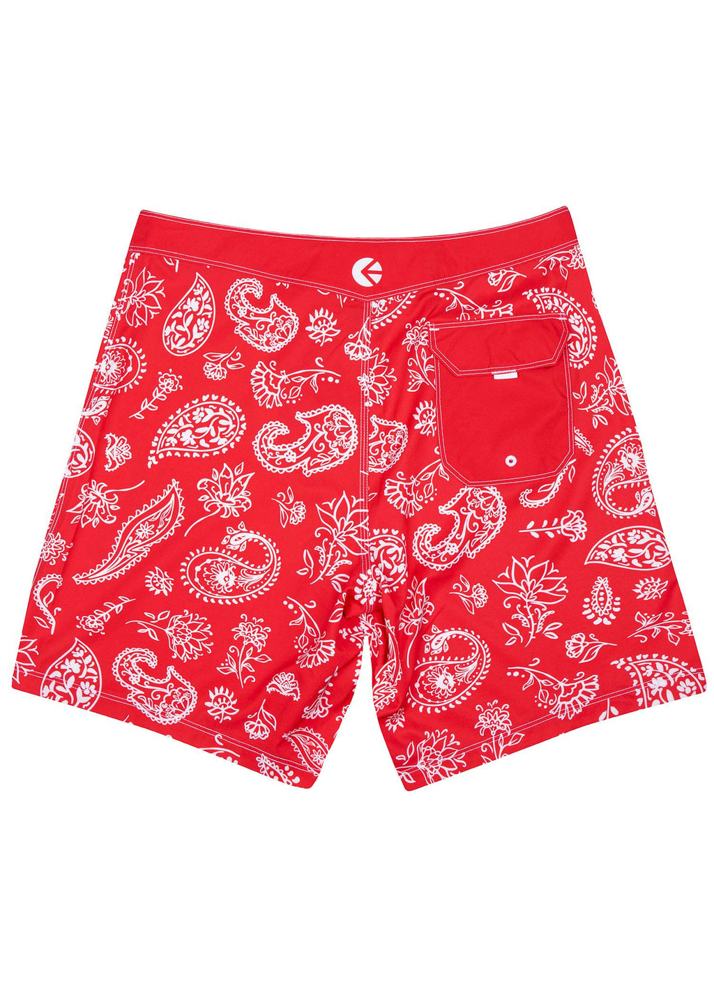 Americana Paisley - Red | Mens Boardshort