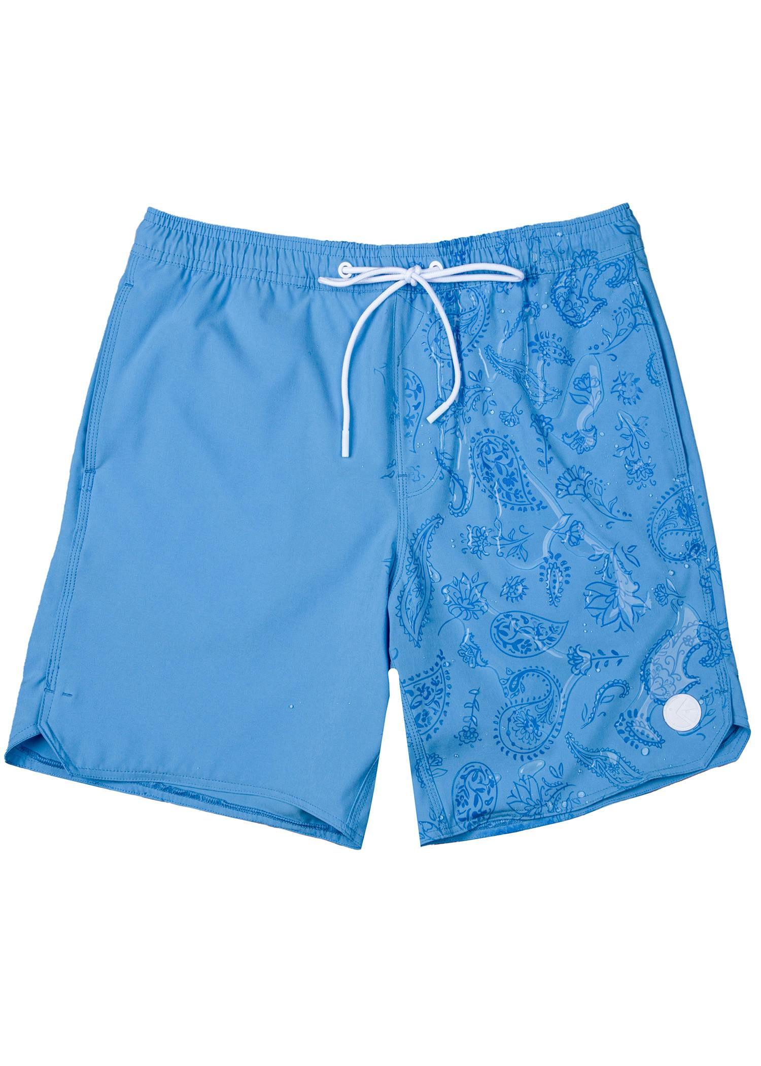 Americana Paisley - Blue | Mens Swim Short