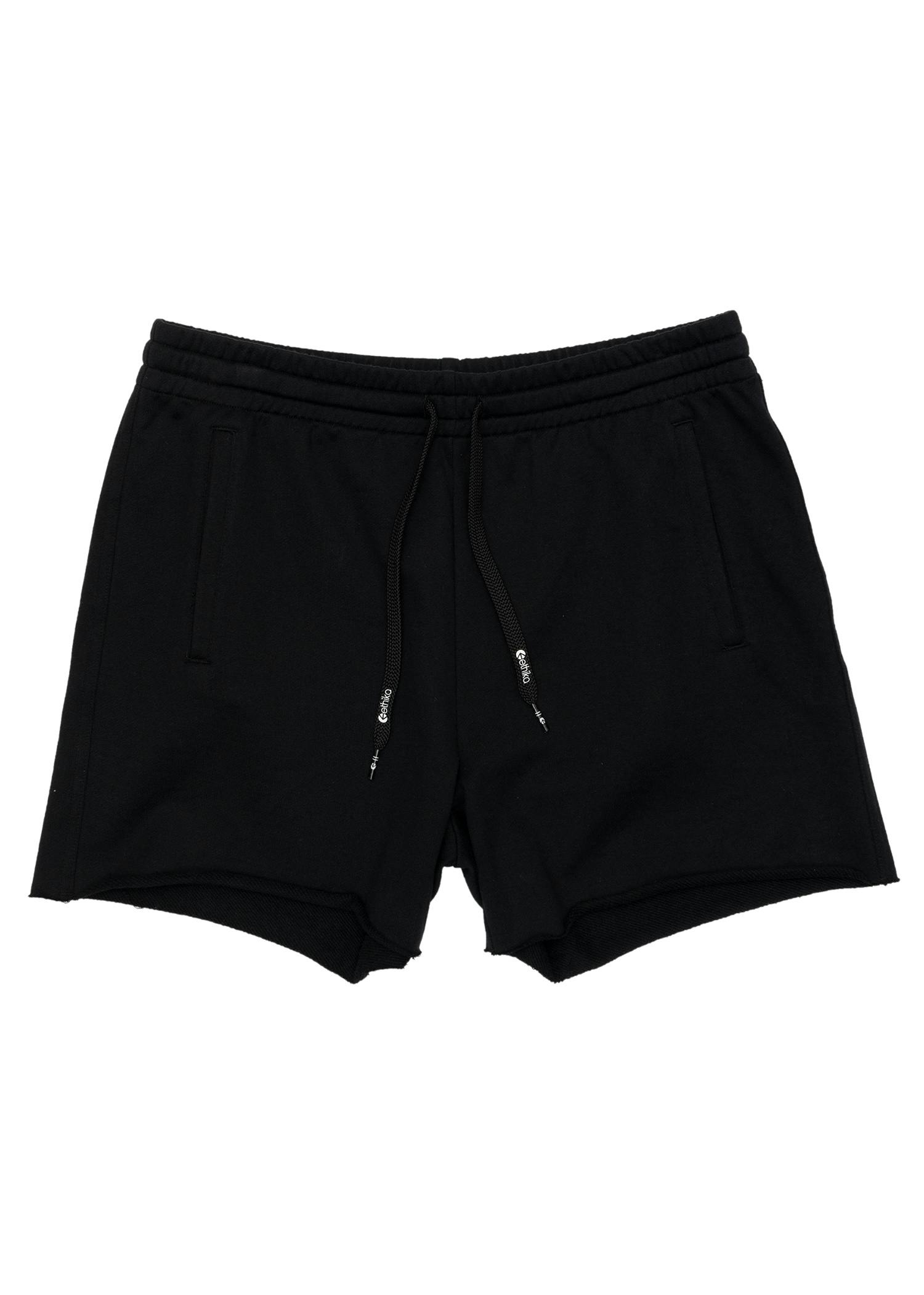 Black | Womens Raw Edge Short