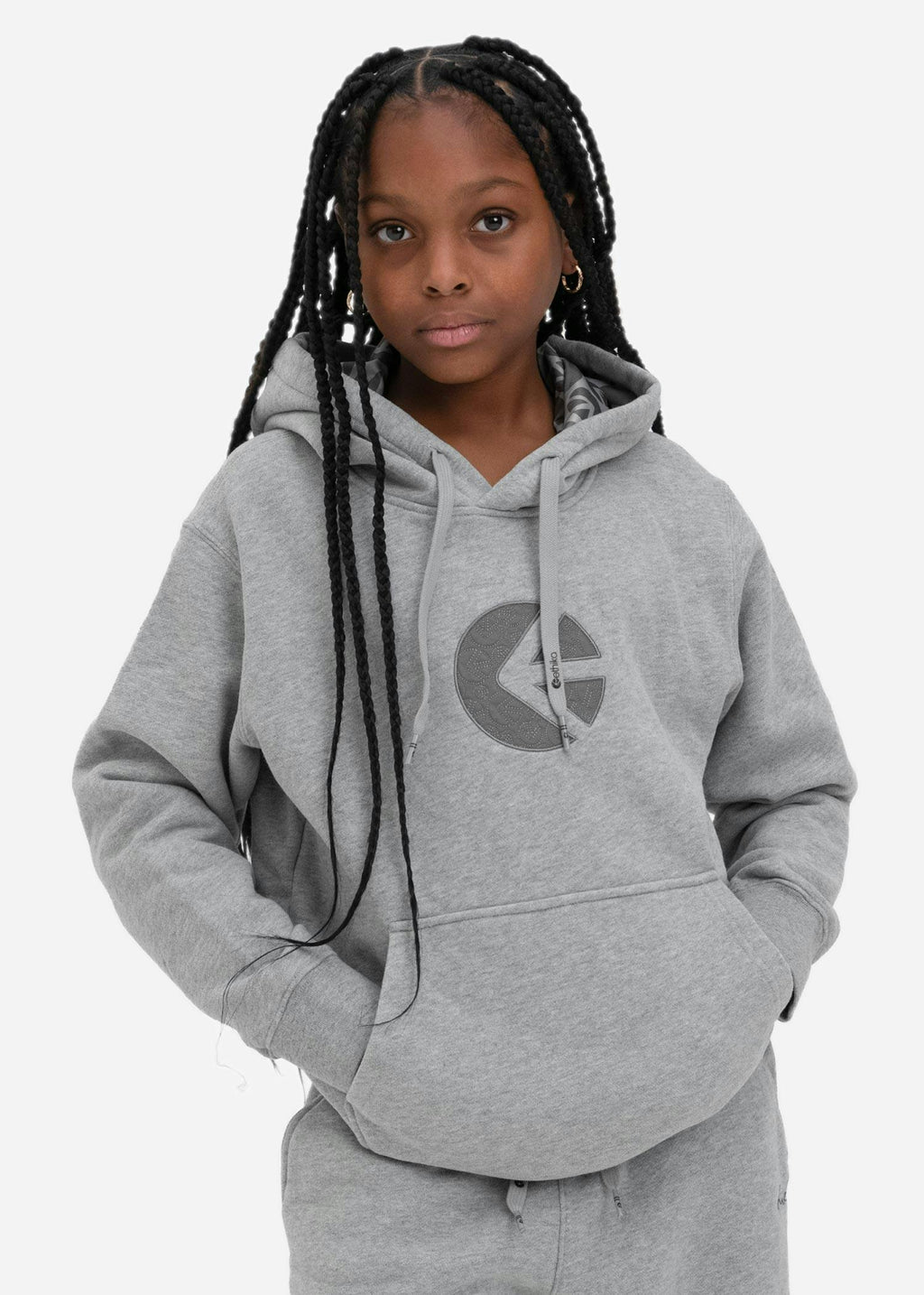 Icon Dark Heather | Kids Hoodie