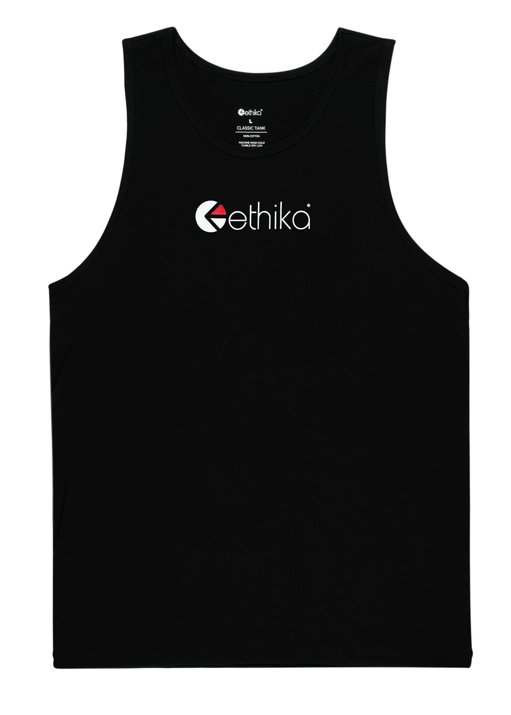 Ethika Logo - Black | Mens Tank Top
