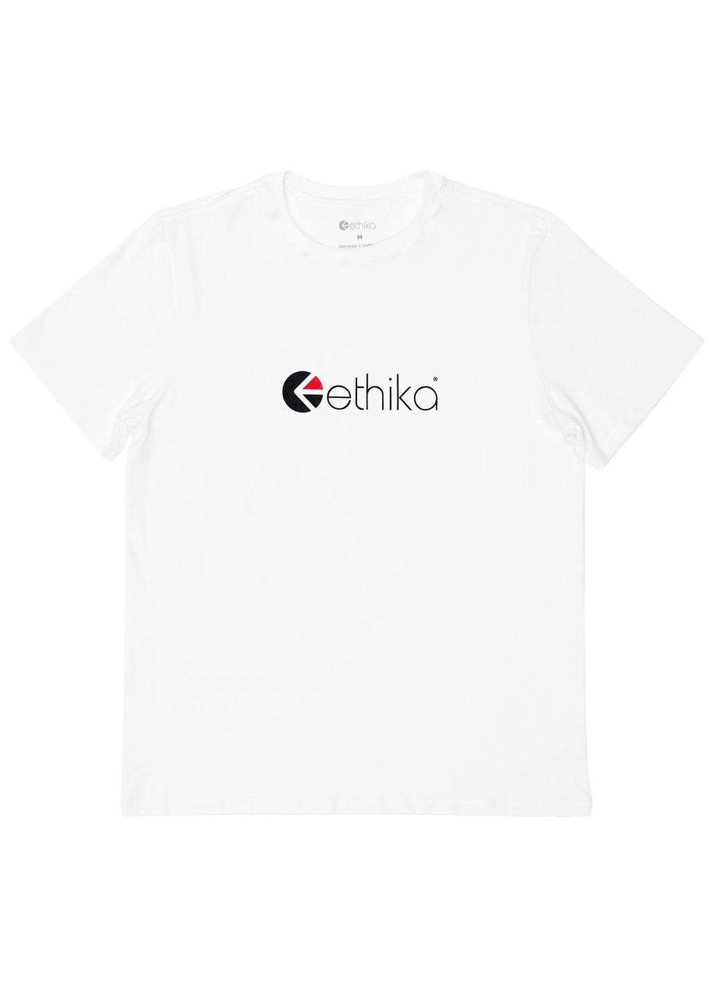 Ethika Logo - White | Mens Graphic Tee