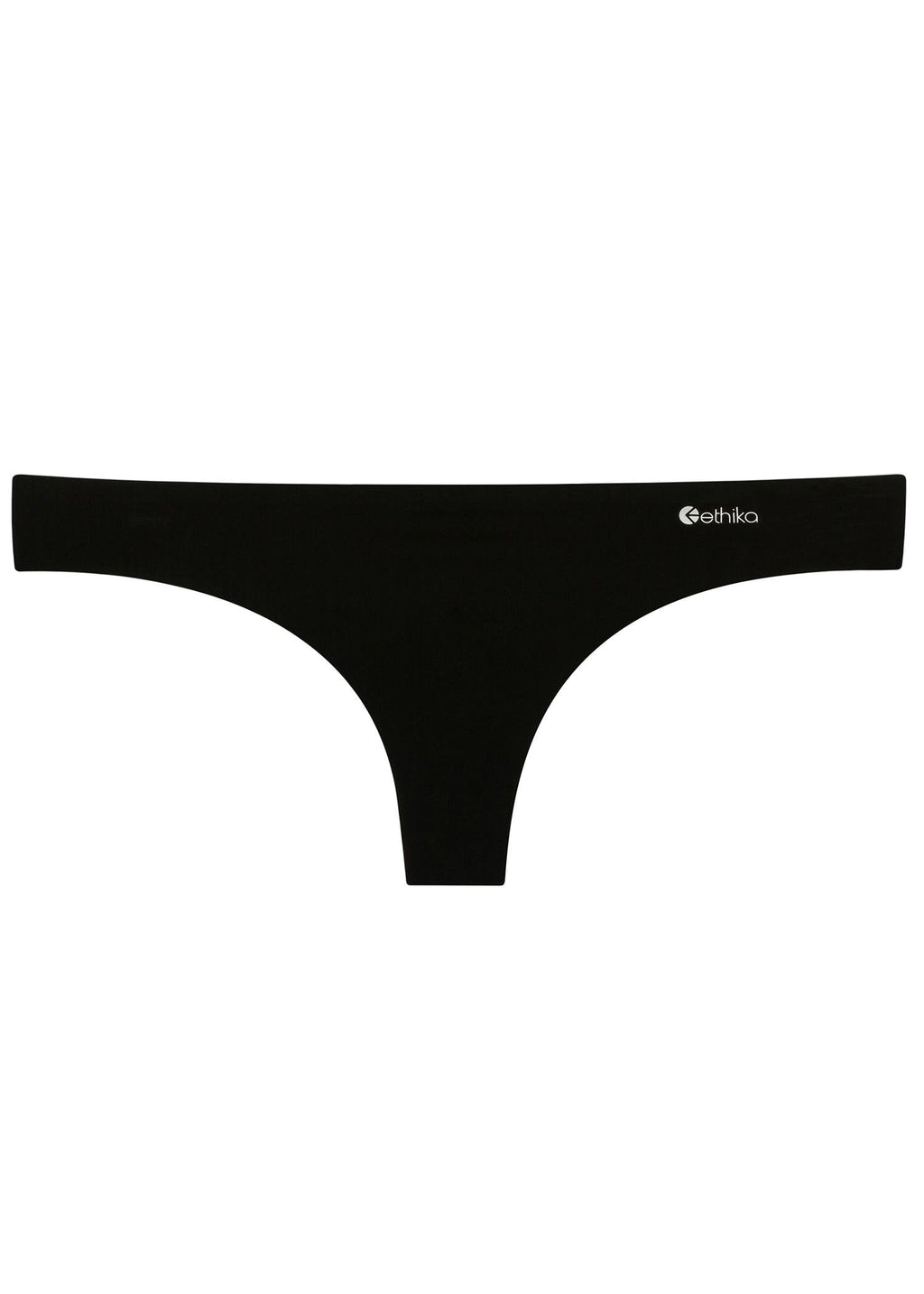Black - Seamless - Black | Womens Seamless Thong